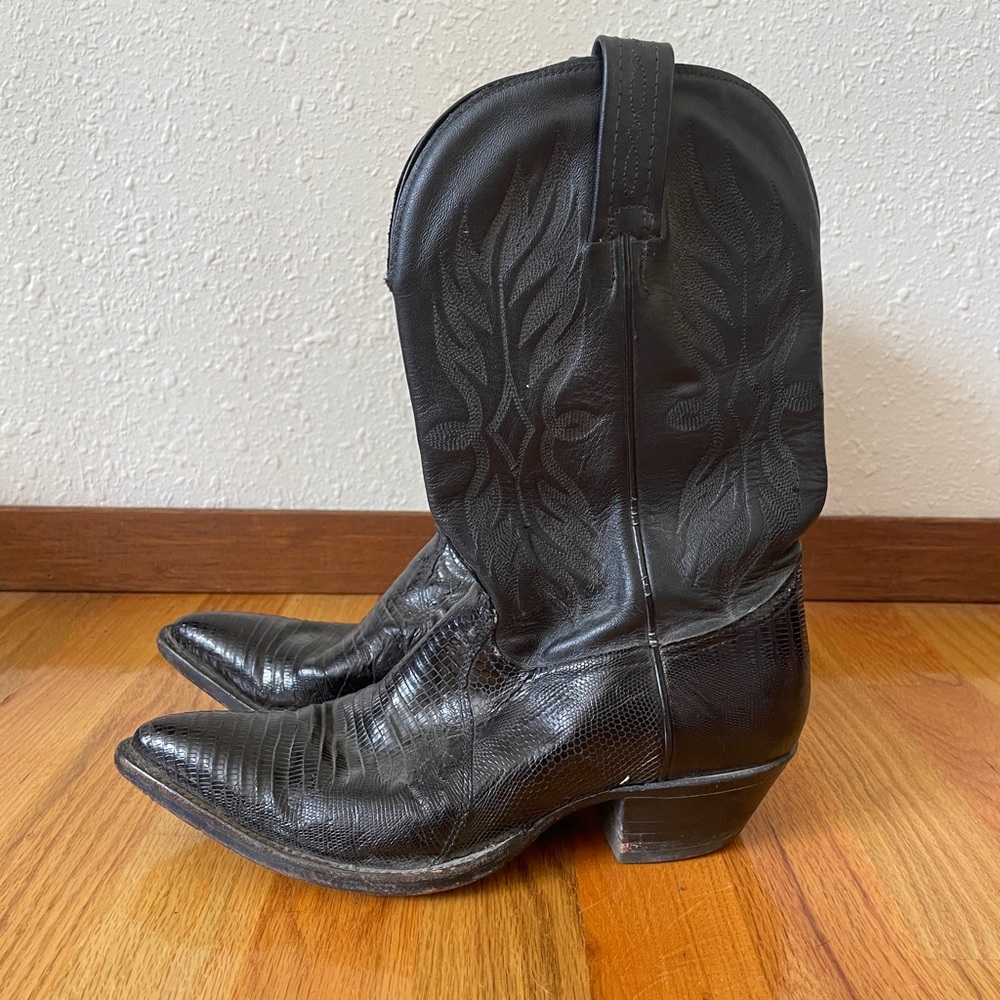 Black Cowboy Boots